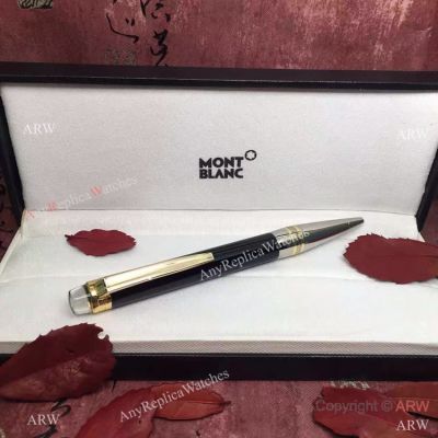 Buy Mont Blanc Copy Pen Starwalker Urban Black Gold Ballpoint Pen